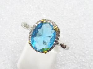 色石　指輪(16号)